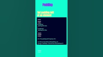 #044 css Example || css padding || Set padding left #css3 #css #cssgrid #shortvideo #cssmcq  #border