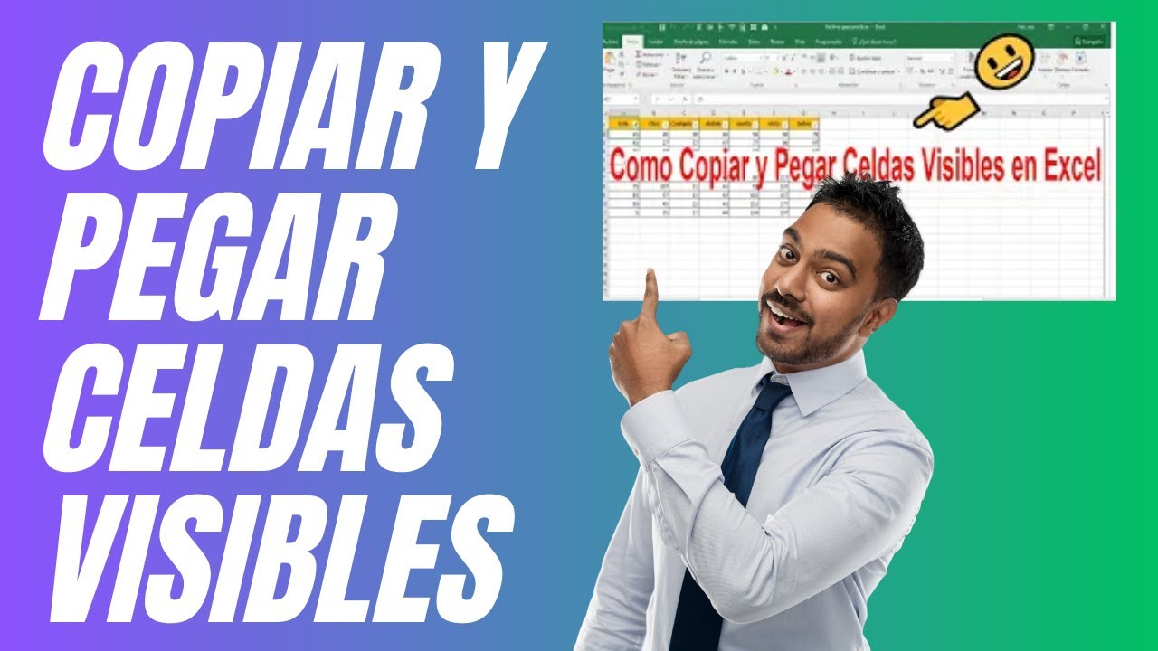 Copiar Y Pegar Celdas Visibles En Excel Youtube