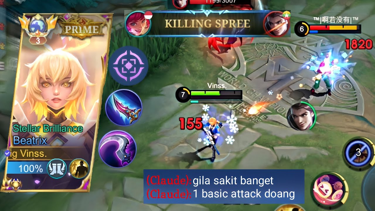 BEATRIX BUILD PENET + MASTER ASSASIN EMBLEM = 1 HIT SNIPER?!