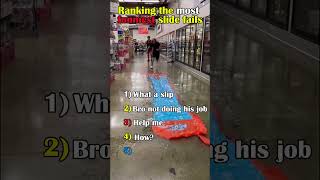 Ranking the most funniest slide fails😲⚡#slide #funny #shorts