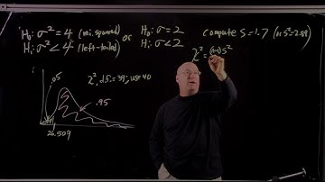 Video Lecture 57   Hypothesis Testing for Variance or Standard Deviation Examples