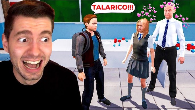 NOVO JOGO SIMULADOR de ESCOLA!!! (O PIOR ALUNO) - Bad Guys at School 