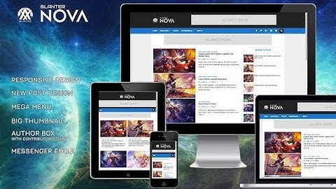 Blanter Nova Premium Blogger Template 🔥 Responsive and Faster Template 🔥