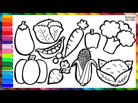 Video: Cómo Dibujar Verduras