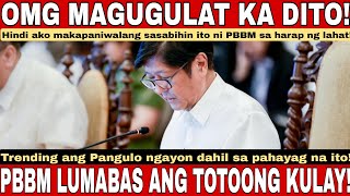 PBBM VIRAL MATAPOS LUMABAS ANG TOTOONG KULAY PATUNGKOL KAY EX. PRES.DUTERTE!NAKU PO NA UNTOG NA ATA!