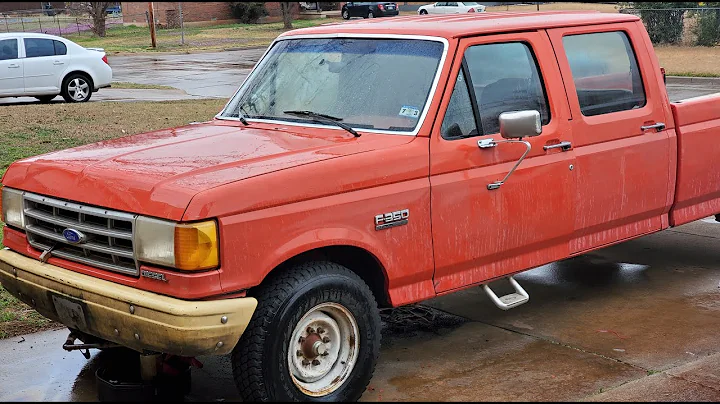 1990 Ford F350 7 3 IDI Crank But No Start Vlog Part 1
