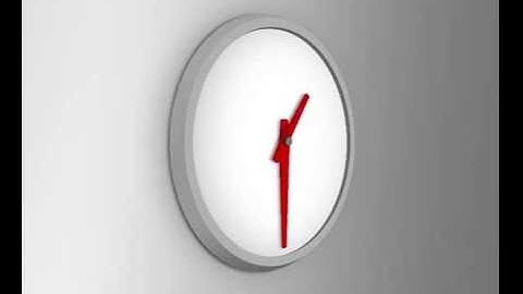 Animated Clock Using Photoshop