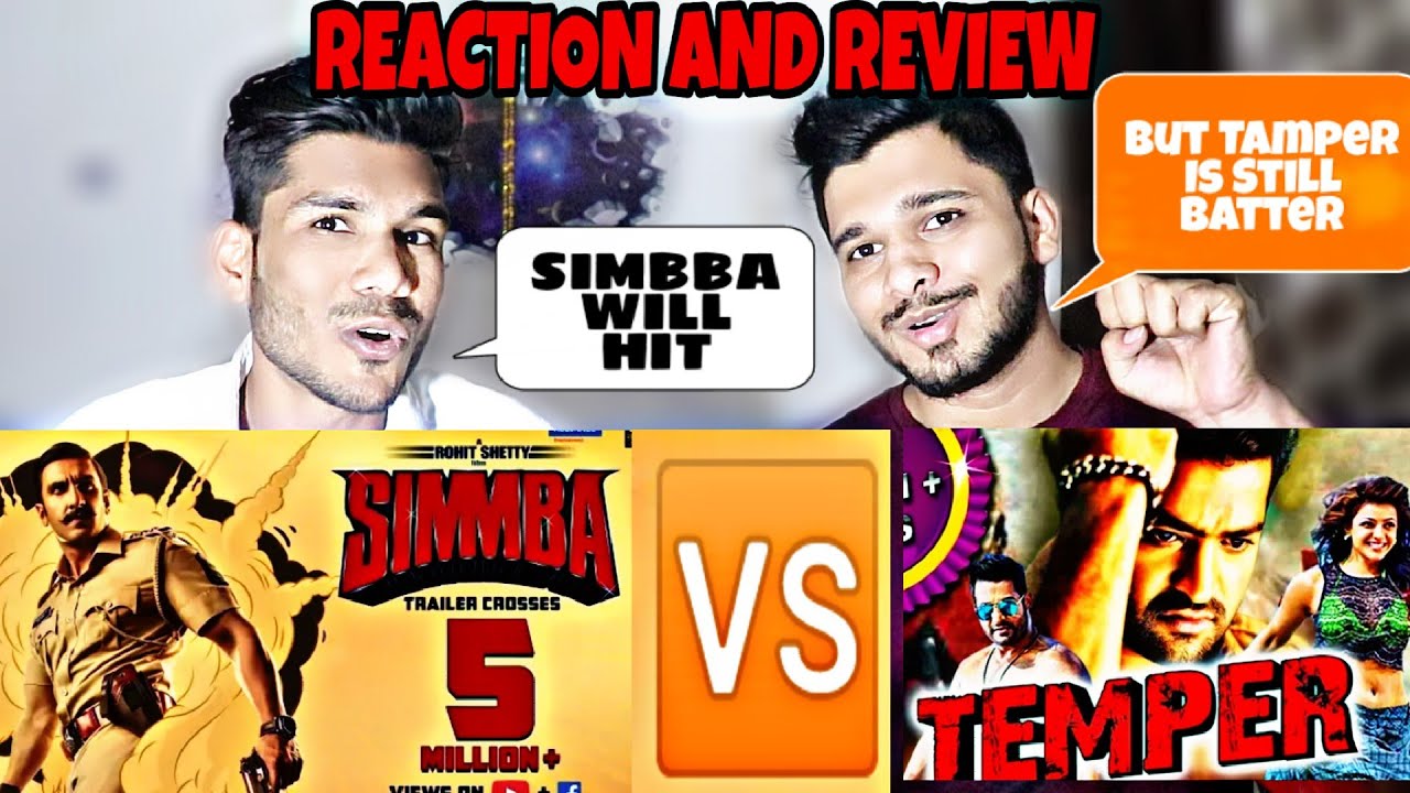 Simmba Trailer Reaction And Review | Ranveer Singh, Sara Ali Khan, Ajay Devgan | M Bros India