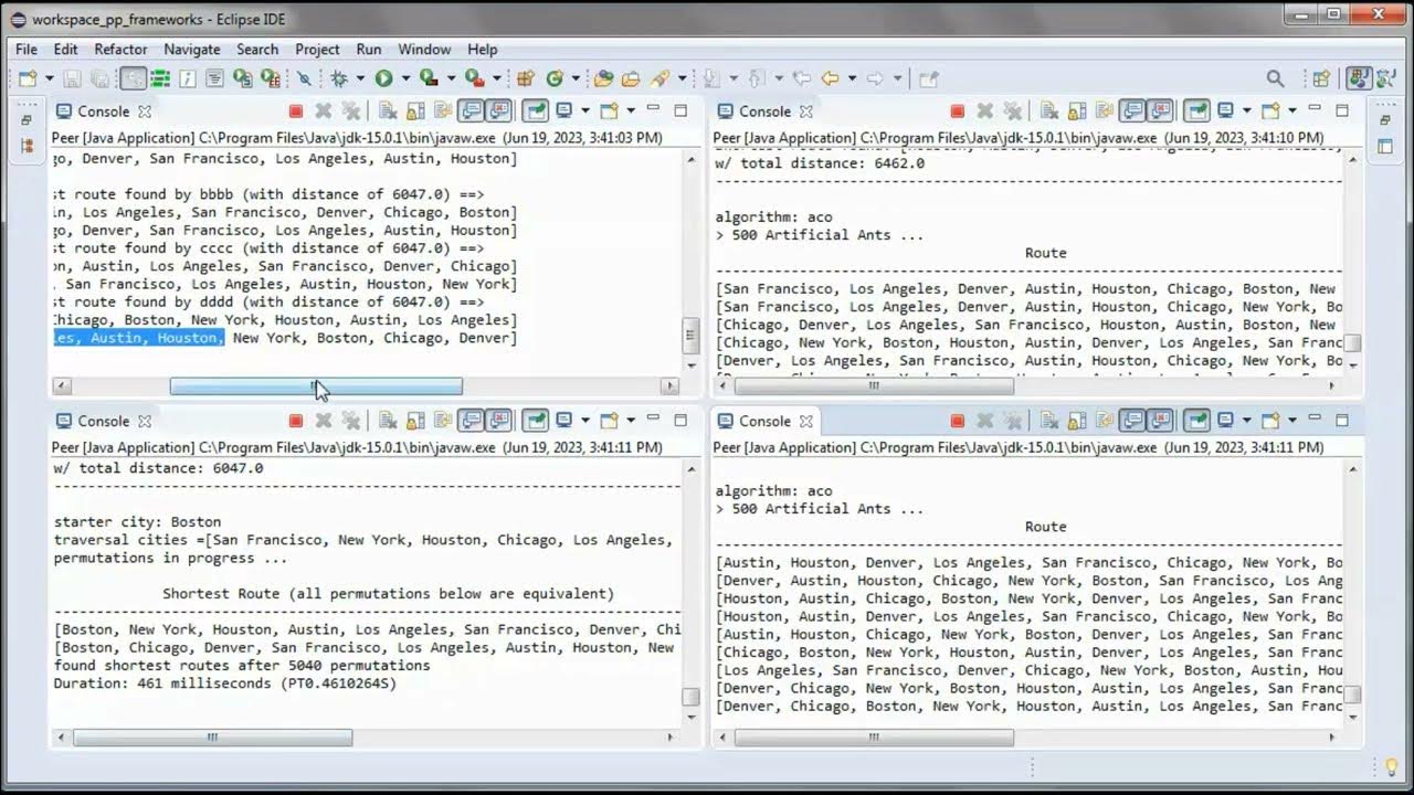 Framework + Traveling Salesman Problem + P2P + JAVA (public version ...