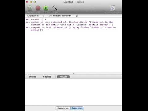 Email Spamer AppleScript  - [1]