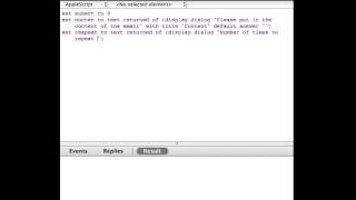 Email Spamer AppleScript  - [1]