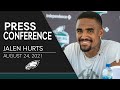 Jalen Hurts Discusses His Recent Injury & More | Eagles Press Conference