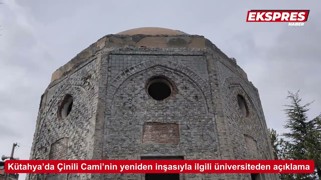 Kütahya’da Çinili Cami’nin yeniden inşasıyla ilgili üniversiteden açıklama