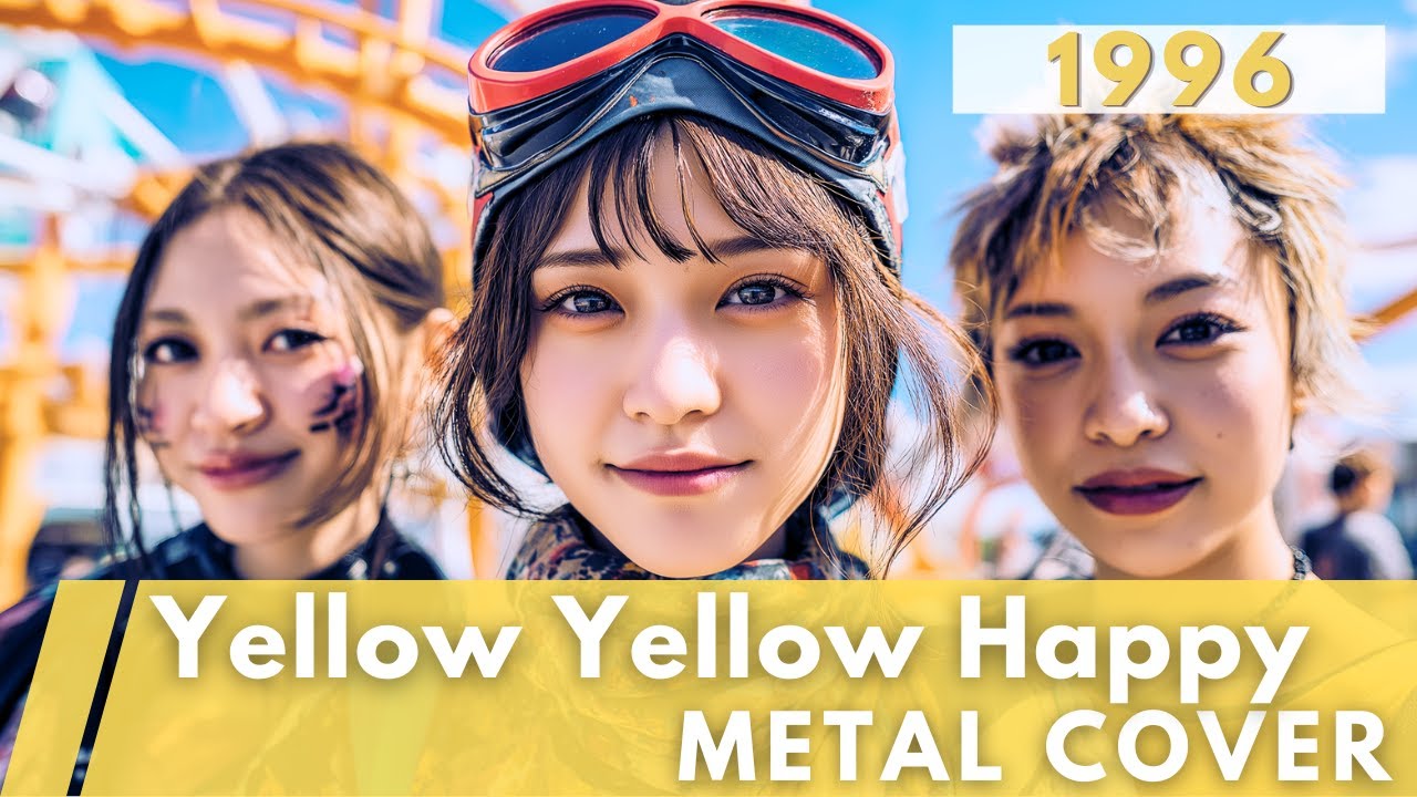 YELLOW YELLOW HAPPY / ポケットビスケッツ【METAL Cover】AIアレンジ版（1996）