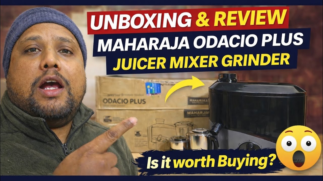 Maharaja Odacio Plus Juicer Mixer Grinder Review 🔥 | Honest Unboxing & Test