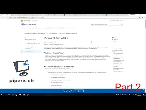 RemoteFX @ nested Virtualization " WIN10Ent. " on Server 2016 Hyper-V (Part 2)
