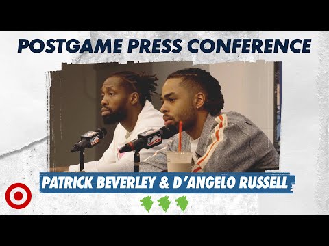 "We Don't Want It To Be Easy." Patrick Beverley and D'Angelo Russell Postgame Press Conference