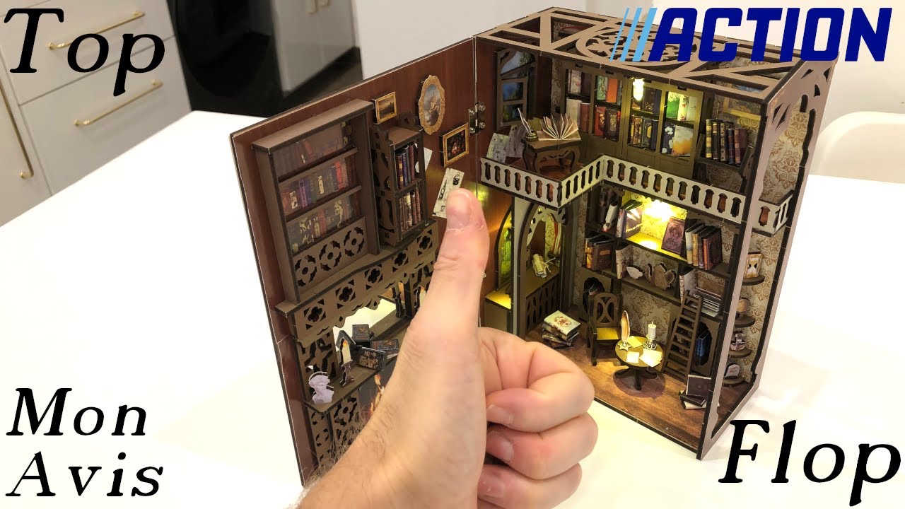 Book Nook Magic book shop CRAFTS & CO Finished My product review