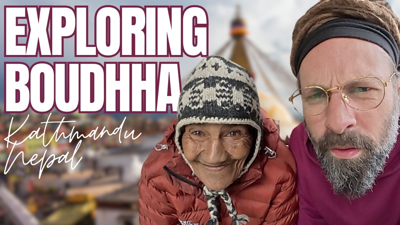 Exploring the Boudhha area of Kathmandu Nepal with Lala Ji #lalaji #kathmandu #nepal