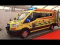 Finnish Ambulance - Exterior & Interior look - Ford Transit/ J5L - Rettmobil 2019 expo [GER]