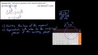 HA2 7.6.2, Solving equations with rational exponents