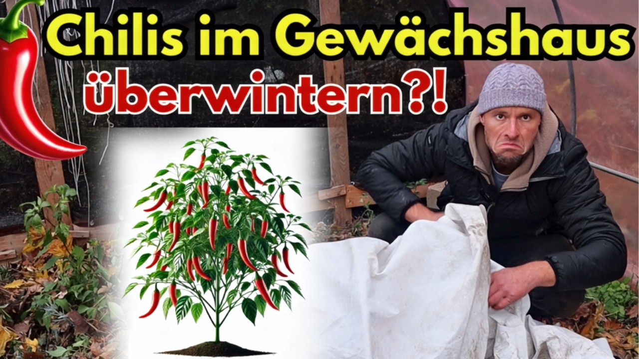 Chilis im Gewächshaus und 