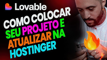 Edite na LOVABLE e atualiza automático na Hostinger via GitHub (sem programar)