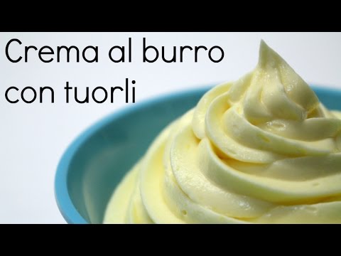 CREMA AL BURRO con tuorli [italian buttercream] by ItalianCakes
