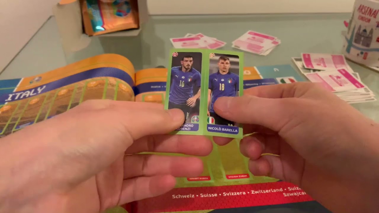 Open&Stick | EURO 2020 stickers packs SO MANY DUO STICKERS Panini Part 1