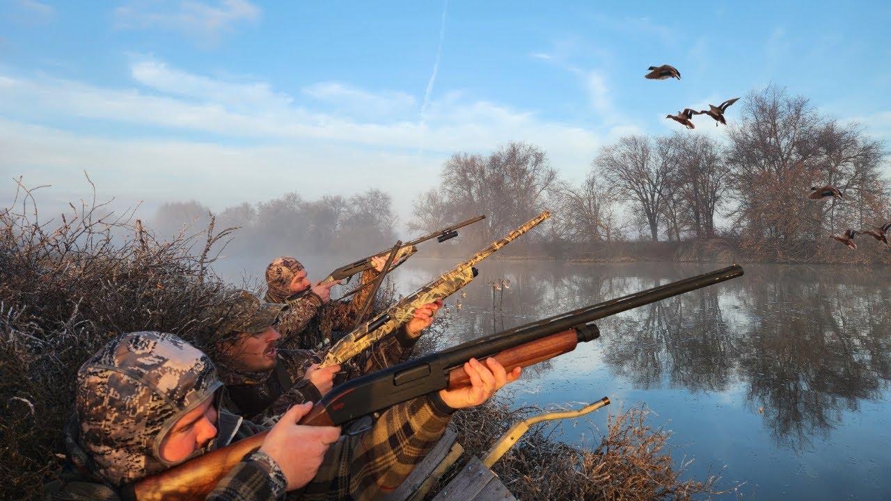 A・B・フロスト、「DUCK SHOOTING FROM A BLIND」 Hunting MALLARDS Out of A STICK BLIND! (Limited Out) | 28