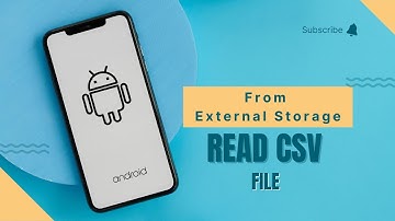 How to browse and read CSV file from External Storage in Android studio.