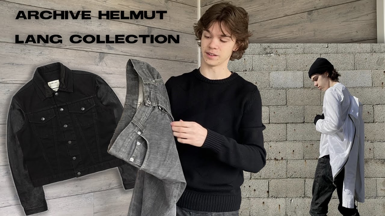 Showcasing my Archive Helmut Lang Collection 