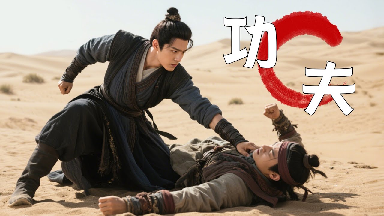 ⚔️【功夫電影】 土匪襲擊村莊，功夫小夥一招將土匪打倒！⚔️ 