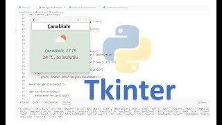 Python Tkinter ile Hava Durumu Uygulaması -1