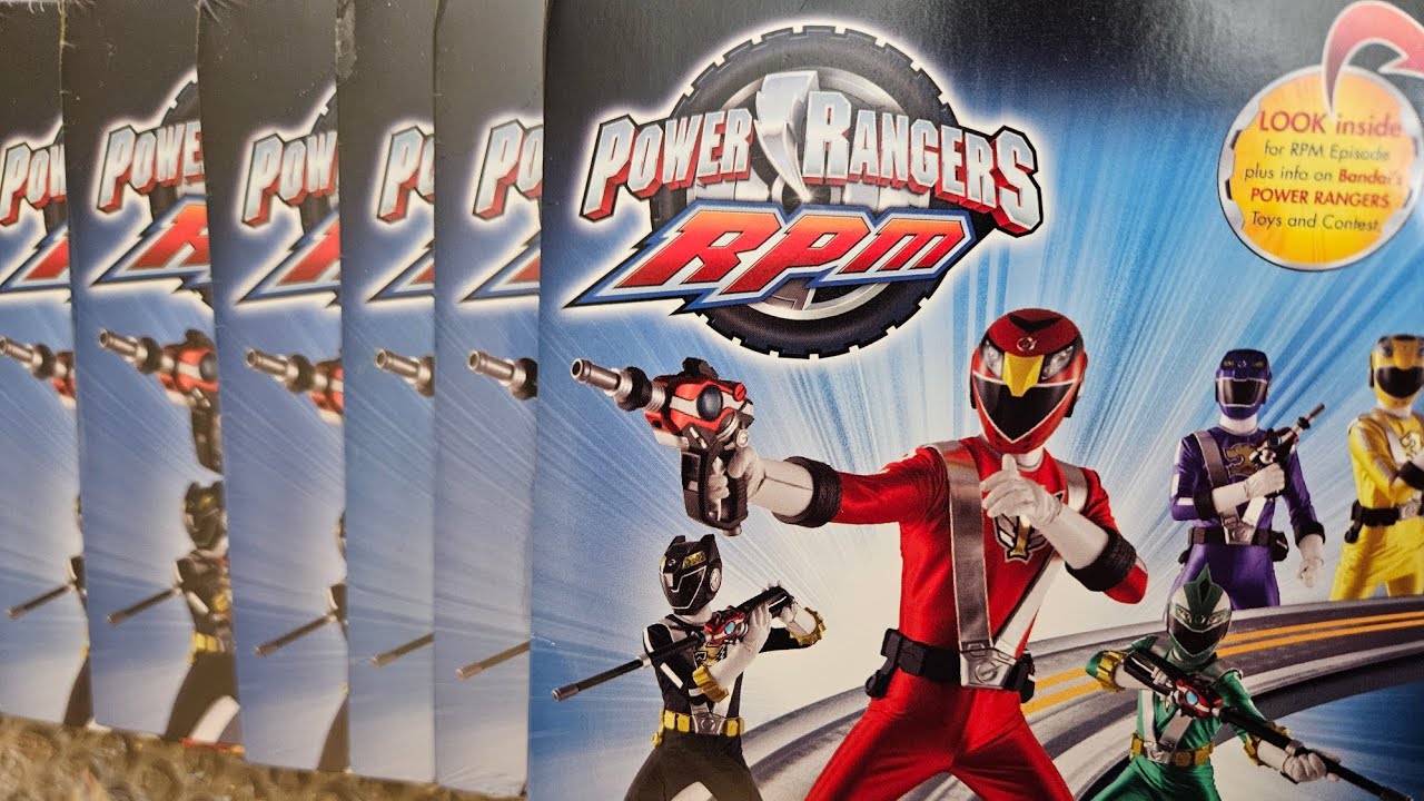 Random Power Rangers The Most Random Power Rangers DVD Promo: RPM, Overdrive, and a Toy Ad ...