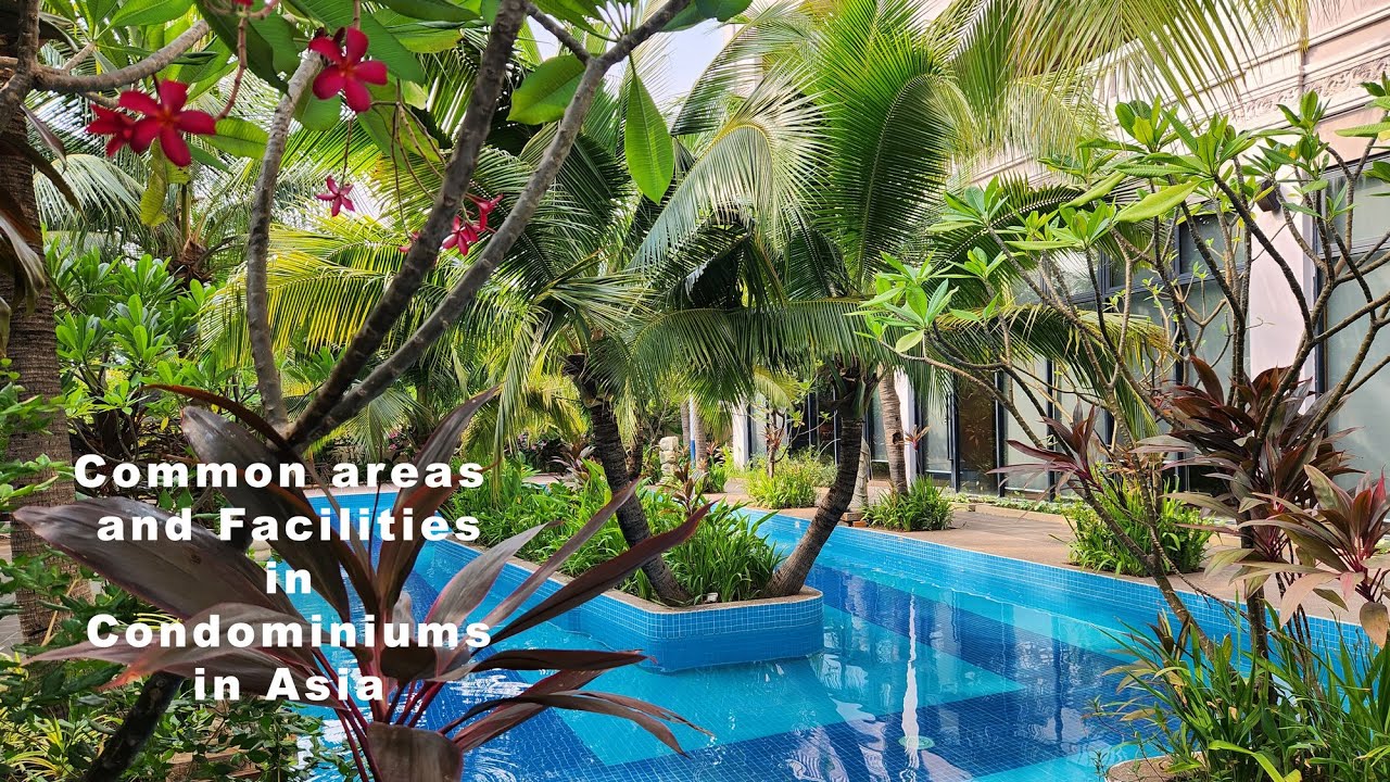 Common areas and facilities in condominium in Phnom Penh, Cambodia