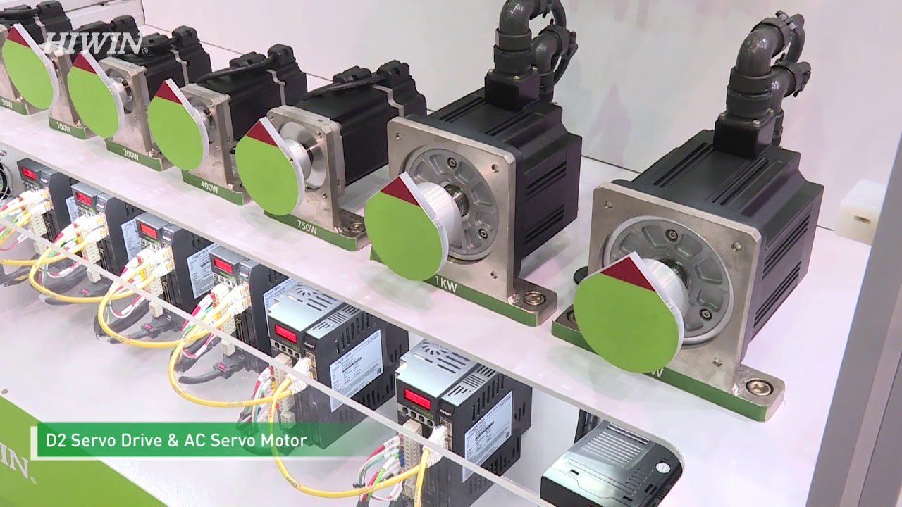 2018 TAIROS HIWIN D2 Servo Drive & AC Servo Motor - YouTube