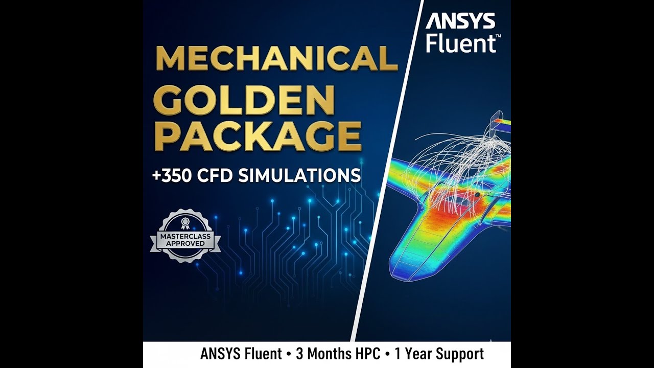 Mechanical GOLDEN Training Package: +400 CFD Simulations by ANSYS ...