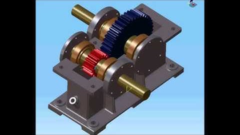 Gear mechanism (Catia v5, DMU kinematics)