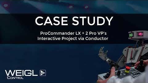Case Study - Interactive Video, Lighting and Audio