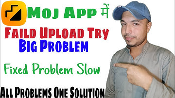 MOJ Par Video Upload Nahi Ho Rahi Draft Me Chali Jaati Hai || Moj App Video Upload Problem 2022