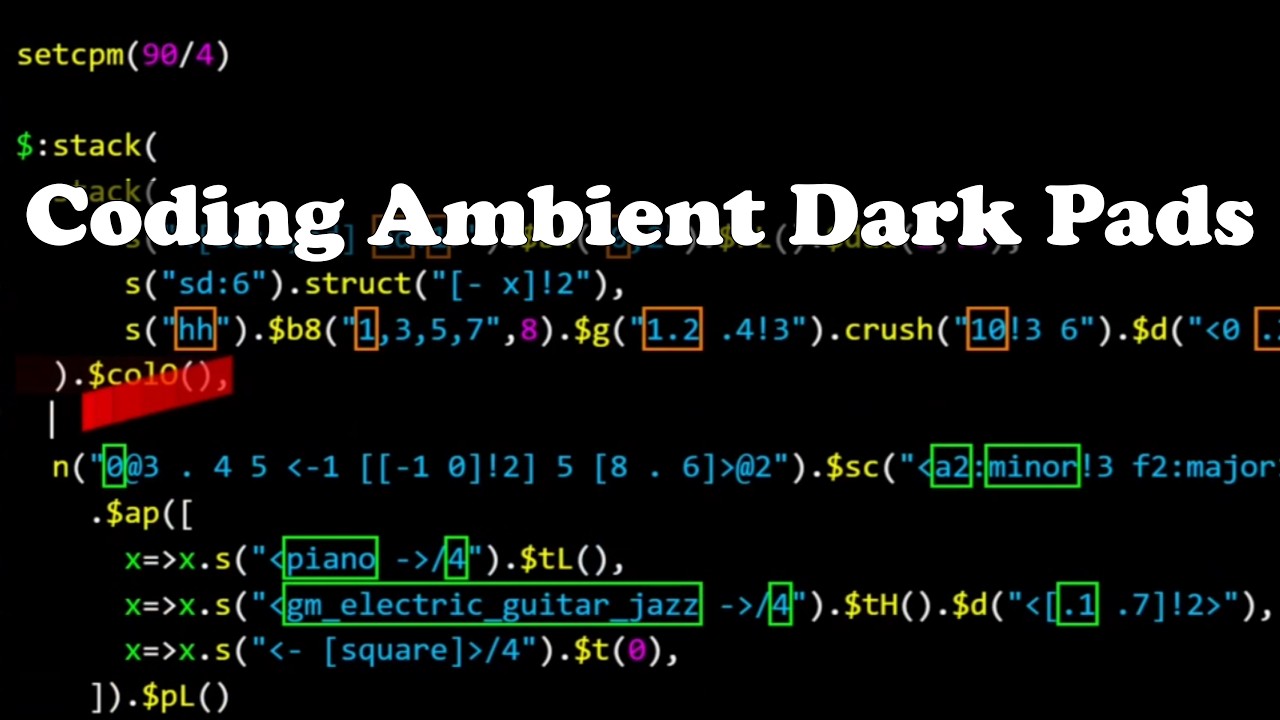 Coding Ambient Dark Pads 3