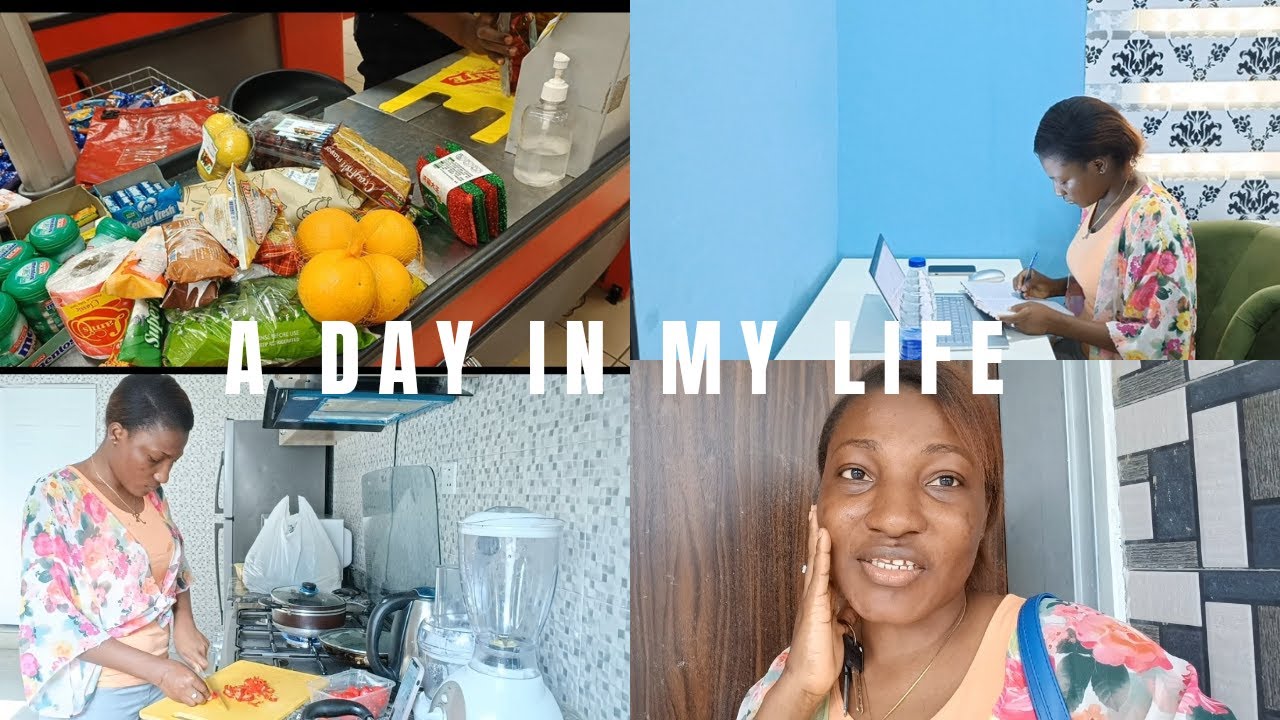 A Productive day in my life | Work from home, grocery shopping, cooking | Abuja living