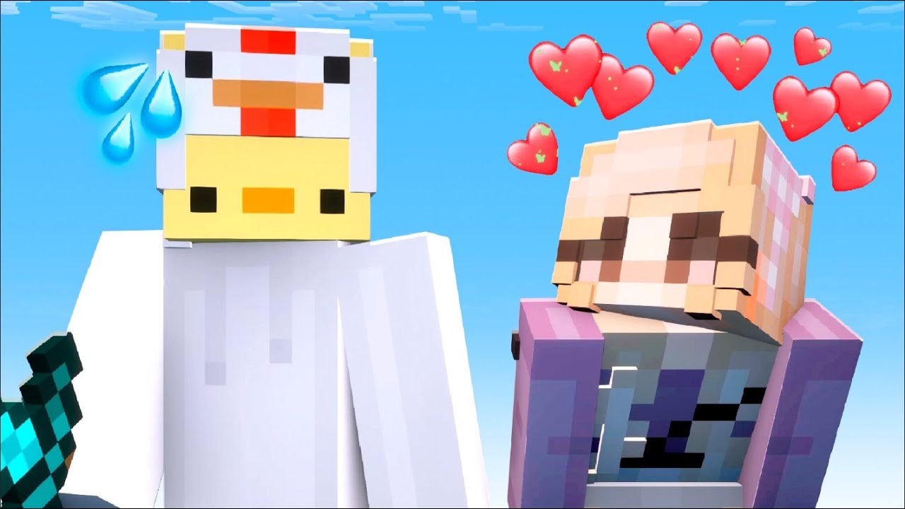 😳CONTRATÉ a una CHICA GAMER para jugar MINECRAFT💞