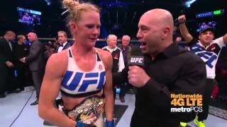 UFC 193: Holly Holm Octagon Interview