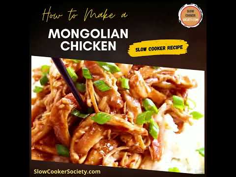 Delicious Crock Pot Mongolian Chicken| How to Prepare Slow Cooker Mongolian Chicken.