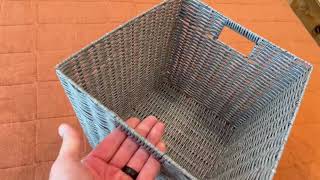 Simplify 15'x13'x10' Large Woven Basket for Storage, Decorative Organizer Rattan Totes Review
