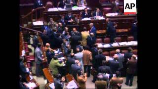 Italy - Government Wins Cuts Confidence Vote