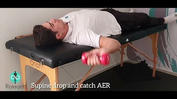 Supine drop and catch AER