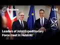 LIVE: Leaders of Joint Expeditionary Force meet in Helsinki